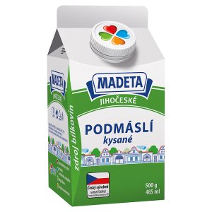 Madeta Jihočeské podmáslí kysané 0,5% 500g