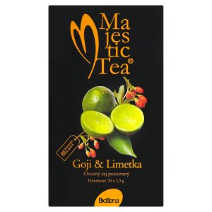 Biogena Majestic Tea Goji & limetka ovocný čaj porcovaný 20 x 2,5g