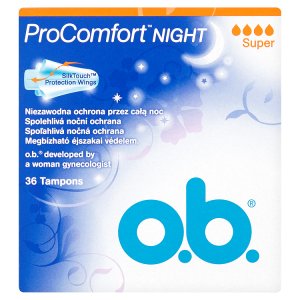 O.B.® ProComfort Night super tampony 36 ks