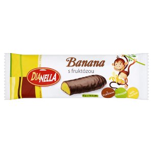DiaNella Banana tyčinka s fruktózou 40g
