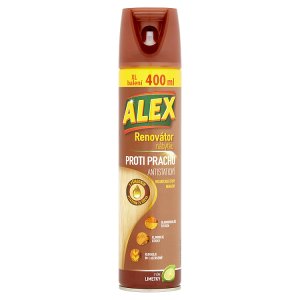 ALEX Proti prachu antistatický renovátor nábytku s vůní limetky 400ml