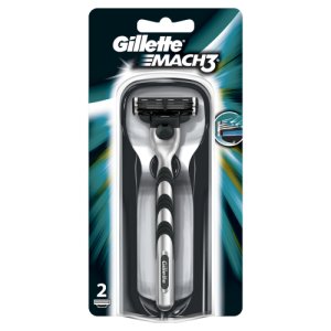 Gillette Mach3 Pánský Holicí Strojek + 2 holicí hlavice