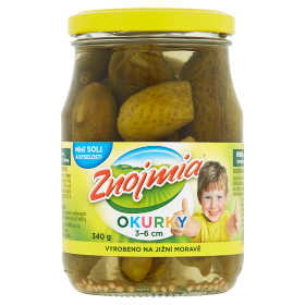 Znojmia Okurky 3-6 cm 340g