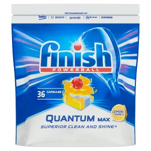 Finish Powerball Quantum Max Lemon Sparkle tablety do myčky nádobí 36 ks 558g