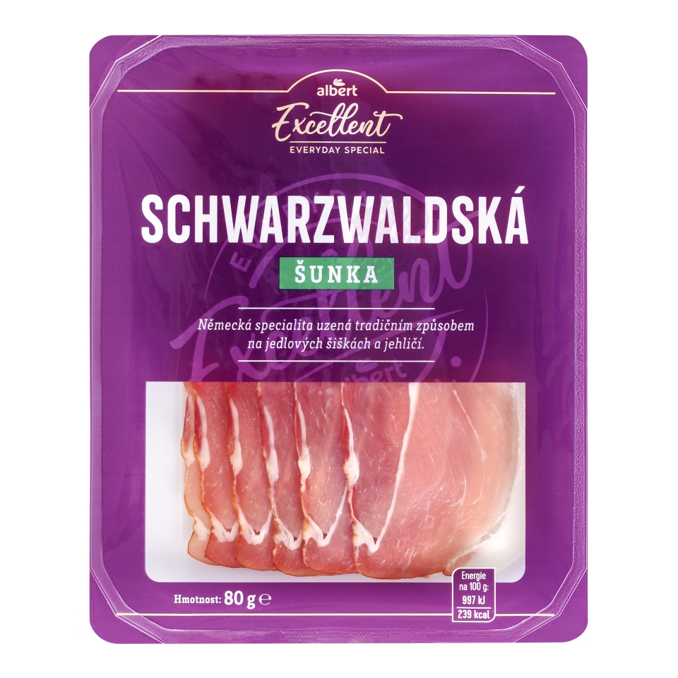 Albert Excellent Schwarzwaldská šunka