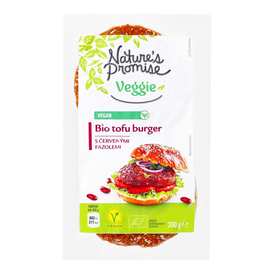 Nature's Promise Bio Tofu burger s fazolemi