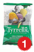 Tyrrell’s Veg Crisps