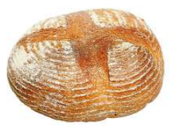 Kulatý chléb kváskový 1kg