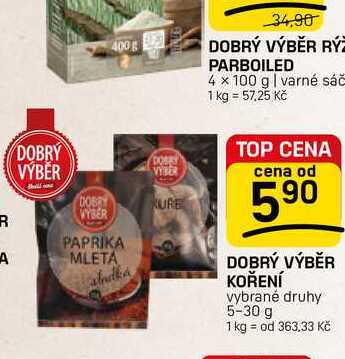 DOBRÝ VÝBĚR KOŘENÍ vybrané druhy 5-30 g