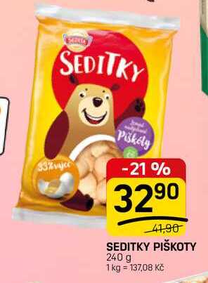 SEDITKY PIŠKOTY 240 g