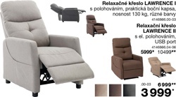 Relaxační křeslo LAWRENCE I