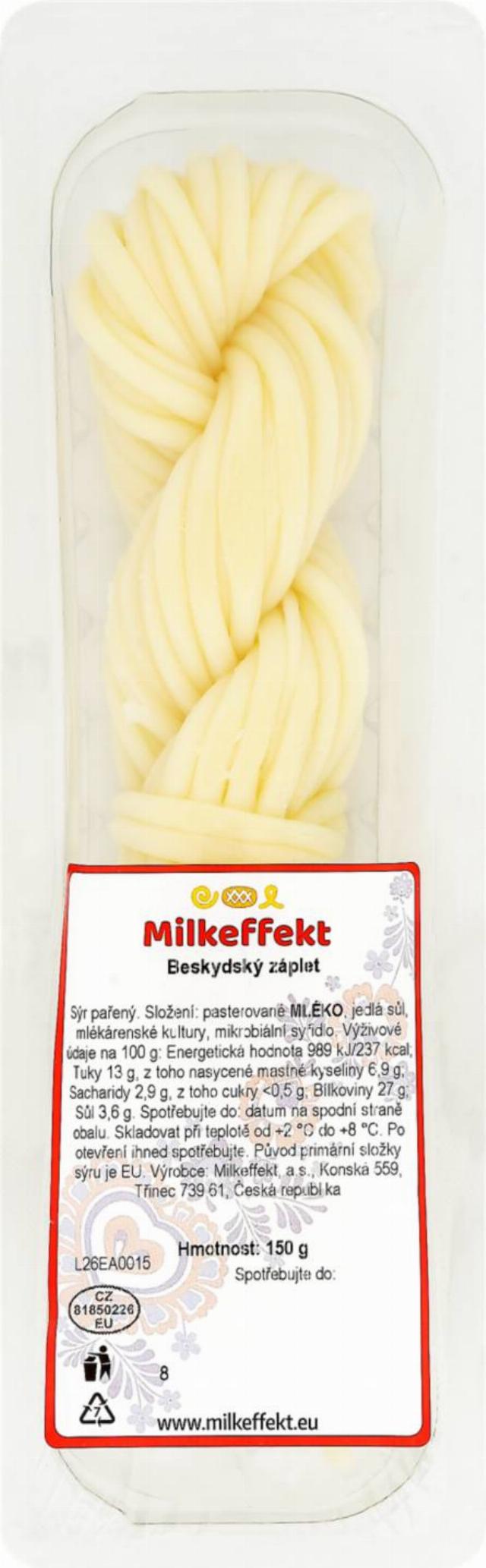 MILKEFEKT Beskydský záplet pařený sýr