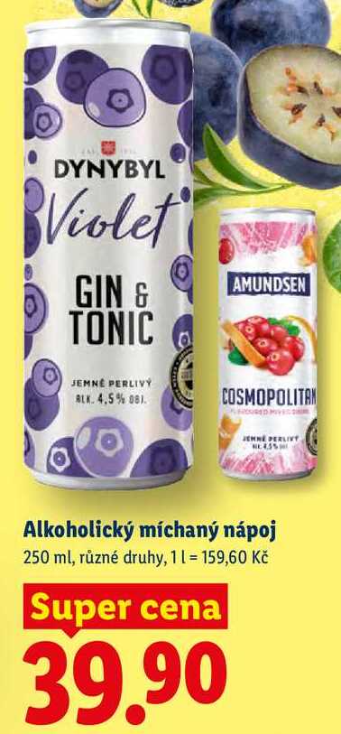 Alkoholický míchaný nápoj, 250 ml