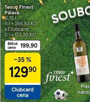 Tesco Finest Pálava, 0.75 l