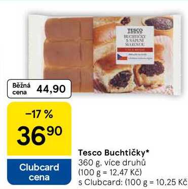 Tesco Buchtičky, 360 g, více druhů 