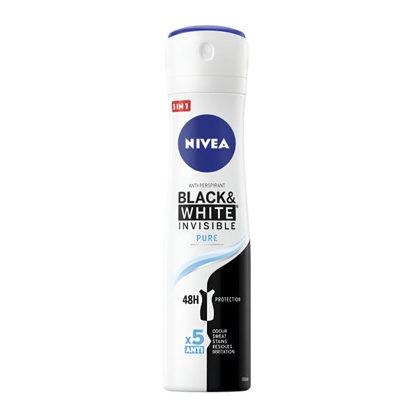 Nivea antiperspirant sprej Invisible for Black & White Pure