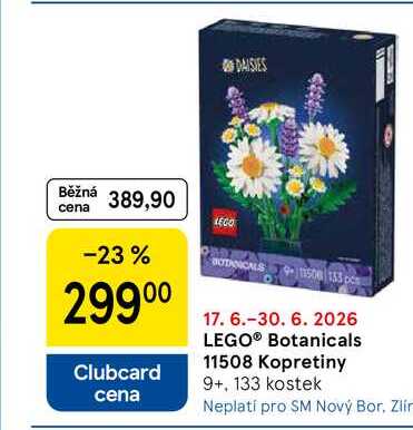 LEGO® Botanicals 11508 Kopretiny 9+, 133 kostek