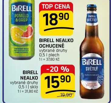 BIRELL NEALKO vybrané druhy 0,5l