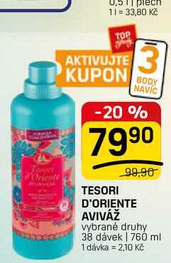 D'ORIENTE AVIVÁŽ vybrané druhy 38 dávek | 760 ml