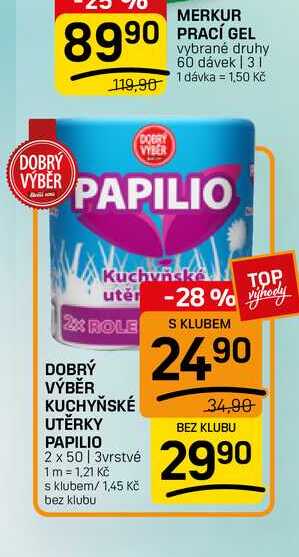 PAPILIO 2 x 50 | 3vrstvé