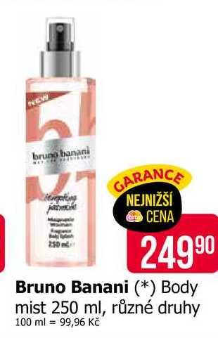 Bruno Banani Body mist 250 ml, různé druhy