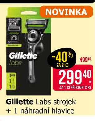 Gillette Labs strojek +1 náhradní hlavice