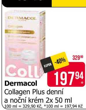 Dermacol Collagen Plus denní a noční krém 2x 50 ml 