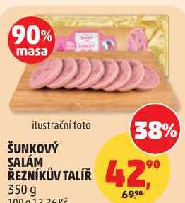 ŠUNKOVÝ SALÁM ŘEZNÍKŮV TALÍŘ, 350 g