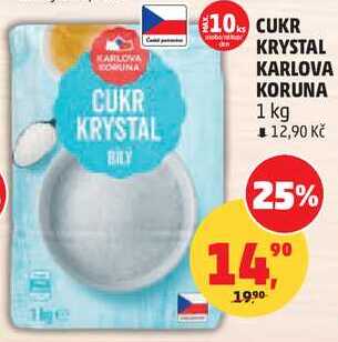 CUKR KRYSTAL KARLOVA KORUNA, 1 kg