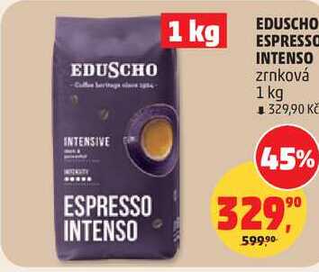 EDUSCHO ESPRESSO INTENSO zrnková, kg