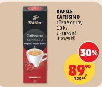 KAPSLE CAFISSIMO různé druhy, 10 ks