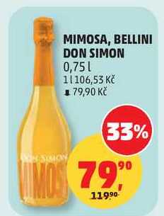 MIMOSA, BELLINI DON SIMON, 0,75 l