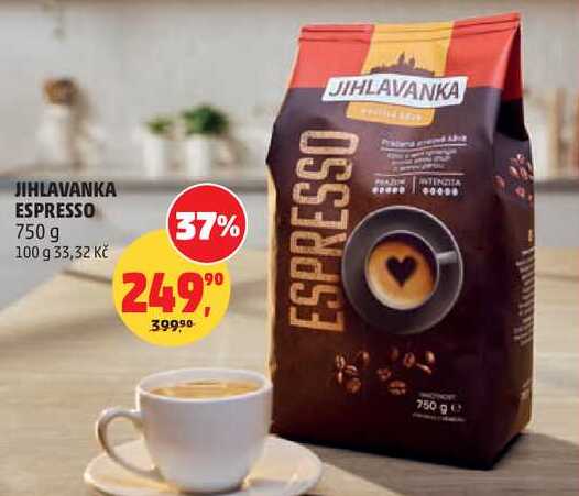 JIHLAVANKA ESPRESSO, 750 g
