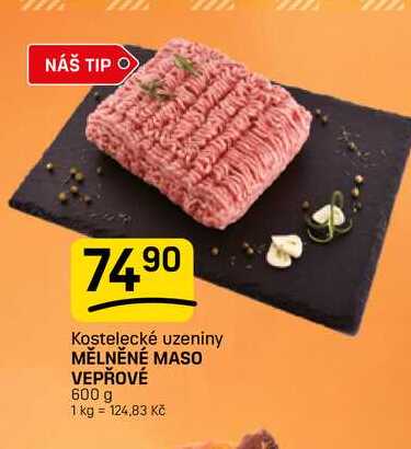 MĚLNĚNÉ MASO VEPŘOVÉ 600 g