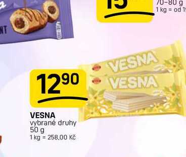 VESNA vybrané druhy 50 g