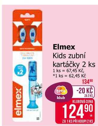Elmex Kids zubní kartáčky 2 ks  