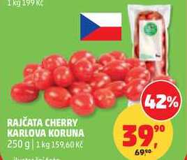 RAJČATA CHERRY KARLOVA KORUNA, 250 g