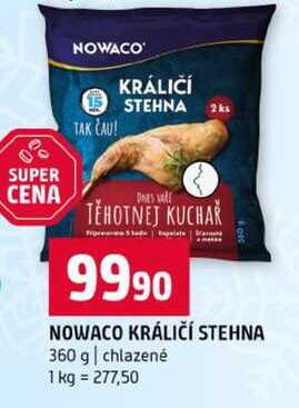 NOWACO KRÁLIČÍ STEHNA 360 g chlazené