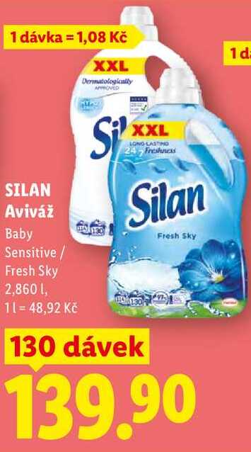 SILAN Aviváž, 2,860 l/130 dávek