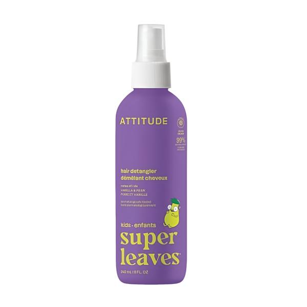 Attitude Sprej pro snadné rozčesávání vlásků Super leaves Kids s vůní vanilky a hrušky
