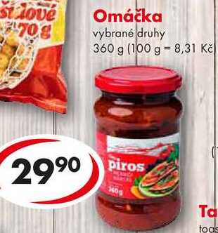 Omáčka, 360 g  
