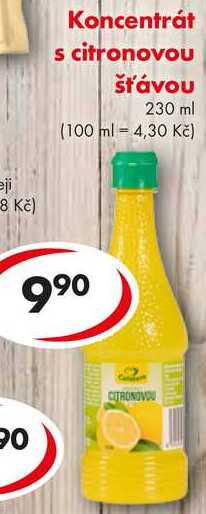 Koncentrát s citronovou šťáνου, 230 ml
