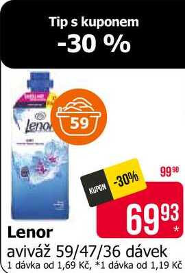 Lenor aviváž 59/47/36 dávek