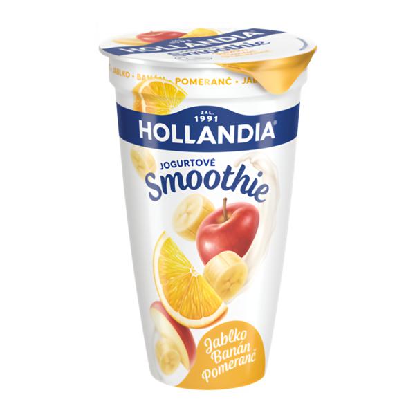 Hollandia Jogurtové smoothie banán, jablko, pomeranč