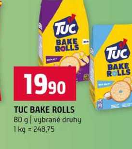 TUC BAKE ROLLS 80 g vybrané druhy