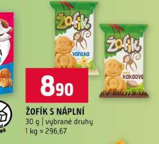 ŽOFÍK S NÁPLNÍ 30 g vybrané druhy