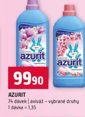 AZURIT 74 dávek aviváž vybrané druhy