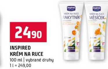 INSPIRED KRÉM NA RUCE 100 ml vybrané druhy