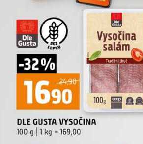 DLE GUSTA VYSOČINA 100 g 