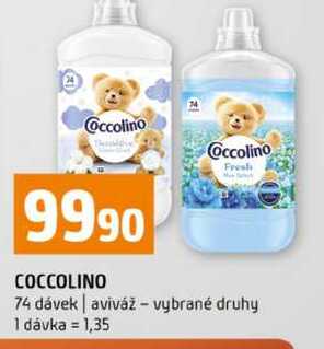 COCCOLINO 74 dávek aviváž vybrané druhy
